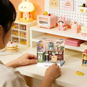 Конструктор-румбокс Кофейня Mini House 8034-MH серии "Интерьер Мини". Изображение №5 Конструктор-румбокс Кофейня Mini House 8034-MH серии "Интерьер Мини". Изображение №5