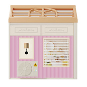 Конструктор-румбокс Ванная комната Mini House 8009-MH серии "Интерьер", со светом. Изображение №6