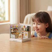 Конструктор-румбокс Цілодобовий магазин Mini House 8033-MH серії "Інтер'єр Міні". Зображення №7