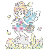 Детская водная раскраска "Кисточка и вода: Сказочные чудеса" 2048003, 16 страниц. Изображение №2