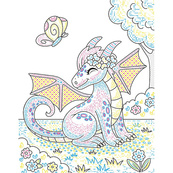 Детская водная раскраска "Кисточка и вода: Сказочные чудеса" 2048003, 16 страниц. Изображение №3