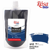 Краска акриловая Синяя 323200412 (код 412), 200 мл. Изображение №2