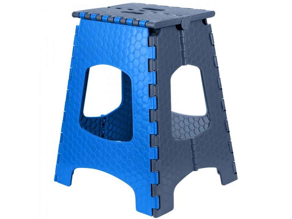 Стілець синій розкладний (2) висота 447,5мм ТМАЛЕАНА Стілець синій розкладний (2) висота 447,5мм ТМАЛЕАНА