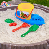 Детский игровой набор "Кораблик 3" 2889TXK с ведерком. Изображение №3