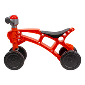 Дитяча каталка-ролоцикл 1676TXK пластик, червоний. Зображення №3