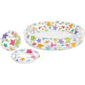 Дитячий набір Басейн надувний, коло та м'яч 59460-3, 122-25 см, 156 л. Зображення №2