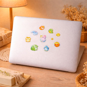 Набор 3D-наклеек "Тики милые животные" Tiki Wiki 51369 серии Crystal. Изображение №4