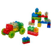 Дитячий сенсорний конструктор "Машинка врум-врум!" Jelly Blox 931694J 30 деталей. Зображення №2