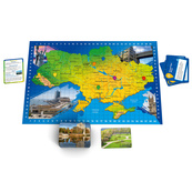 Настольная игра "Угадай локацию: Украина" R098UA 72 карты, карта Украины. Изображение №3