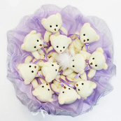 Букет з іграшок Ведмедики лавандовий 5346IT з 11ю іграшками. Зображення №3