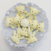 Букет з іграшок Ведмедики блакитний 5350IT з 9ю іграшками. Зображення №3 Букет з іграшок Ведмедики блакитний 5350IT з 9ю іграшками. Зображення №3