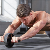 Ролик для преса одинарний Ab Roller NE-ABROL-12. Зображення №4 Ролик для преса одинарний Ab Roller NE-ABROL-12. Зображення №4