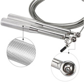 Скакалка cкоростная для кроссфита "Blow" NE-BL-4790 черная 3 м. Изображение №2