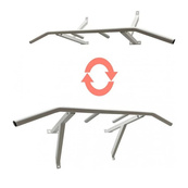 Турнік настінний Wide Pro білий NE-TR-16W. Зображення №2 Турнік настінний Wide Pro білий NE-TR-16W. Зображення №2