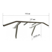 Турнік настінний Wide Pro білий NE-TR-16W. Зображення №4 Турнік настінний Wide Pro білий NE-TR-16W. Зображення №4