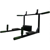 Турнік-бруси настінний "Iron" NE-TR-3B 3 в 1 з м'якими ручками чорний. Зображення №4