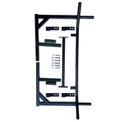 Турнік-бруси настінний "Iron" NE-TR-2B 2 в 1 з м'якими ручками чорний. Зображення №5