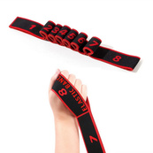 Эспандер резиновая-лента Elastiband BJOY NE-ELASTI-2R, красно-черная. Изображение №2