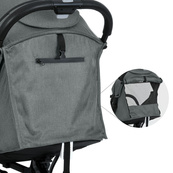 Детская прогулочная коляска FLASH M 5727-1 Stone Gray. Изображение №11