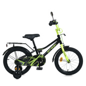 Велосипед дитячий MB 18015-1 колеса 18 дюймів, чорно-зелений. Зображення №2