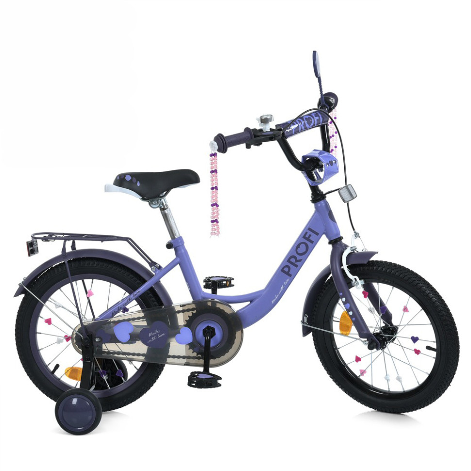 Велосипед дитячий MB 18043-1 колеса 18 дюймів, фіолетовий Велосипед дитячий MB 18043-1 колеса 18 дюймів, фіолетовий
