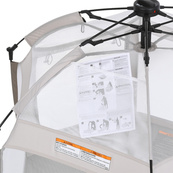 Детская платка манеж MR 1515 Cashmere Beige 140х124х110 см. Изображение №4