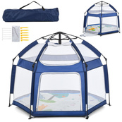 Детский манеж MR 1512 Sapphire Blue 146×127×110 см. Изображение №3