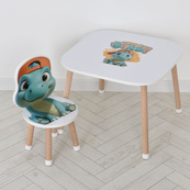 Деревянный детский столик M 502-5 со стульчиком. Изображение №2