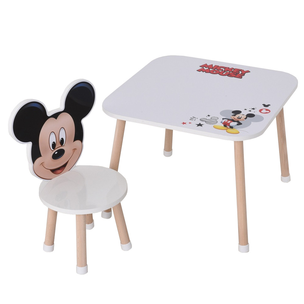 Дерев'яний дитячий столик M 502-8-3 зі стільчиком Дерев'яний дитячий столик M 502-8-3 зі стільчиком
