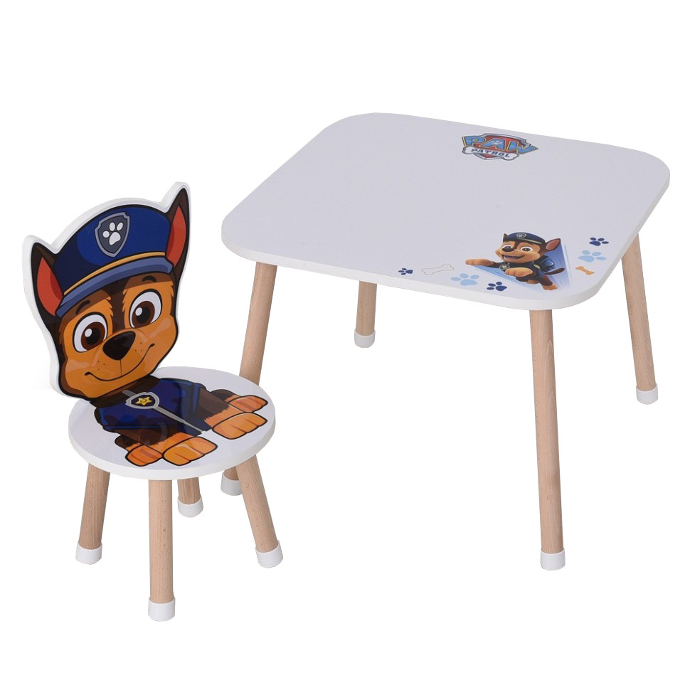 Дерев'яний дитячий столик M 502-3 зі стільчиком Дерев'яний дитячий столик M 502-3 зі стільчиком