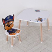 Дерев'яний дитячий столик M 502-3 зі стільчиком. Зображення №2 Дерев'яний дитячий столик M 502-3 зі стільчиком. Зображення №2