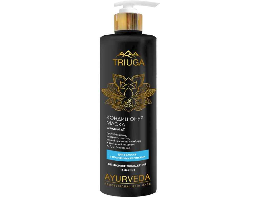 Кондиціонер-маска для волосся 500мл Зволоження та захист ТМ Triuga Ayurveda Кондиціонер-маска для волосся 500мл Зволоження та захист ТМ Triuga Ayurveda