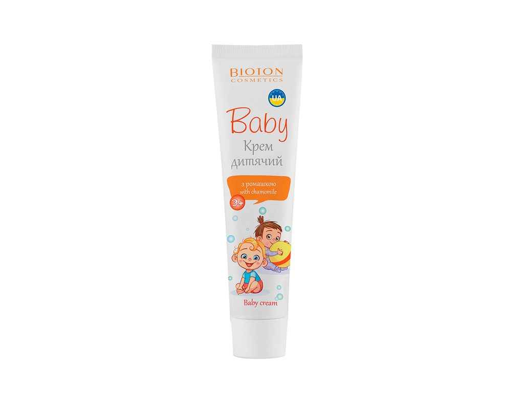 Крем дитячий 44мл із ромашкою 3 Для малюків ТМ BIOTON Крем дитячий 44мл із ромашкою 3 Для малюків ТМ BIOTON