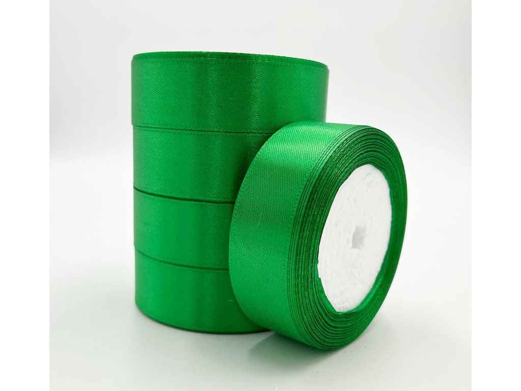 Стрічка атласна 2,5см * 23м зелений арт.АБ-712 ТМ КИТАЙ Стрічка атласна 2,5см * 23м зелений арт.АБ-712 ТМ КИТАЙ