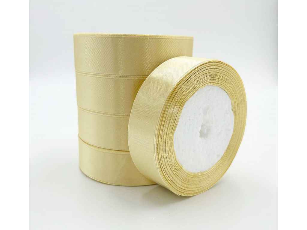 Стрічка атласна 2,5см * 23м карамельний арт.АБ-716 ТМ КИТАЙ Стрічка атласна 2,5см * 23м карамельний арт.АБ-716 ТМ КИТАЙ