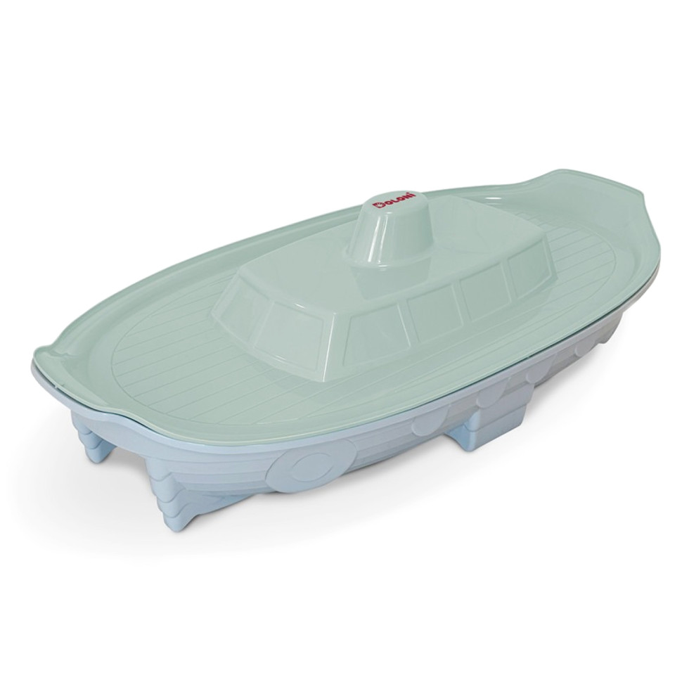 Дитяча пісочниця Корабель 03355/7, 140×72×40 см, з кришкою Дитяча пісочниця Корабель 03355/7, 140×72×40 см, з кришкою