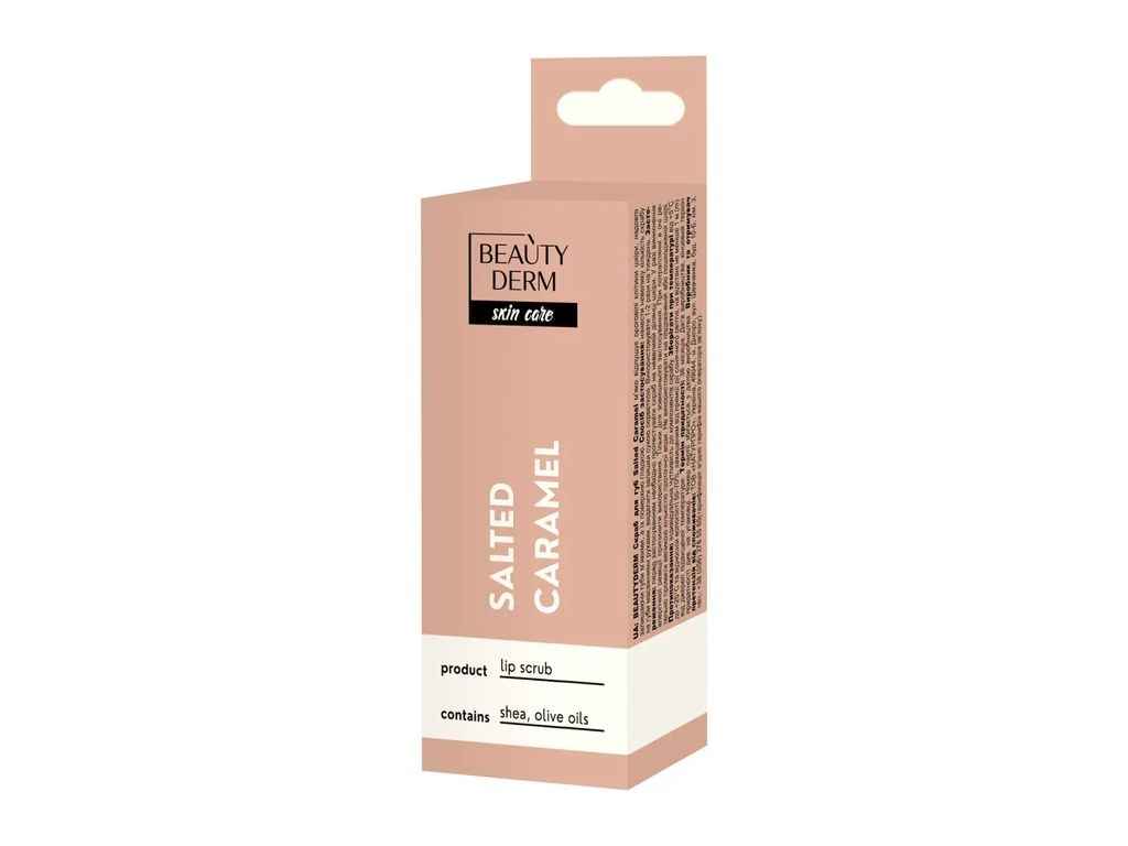 Скраб для губ 10мл Salted Caramel ТМ BEAUTYDERM Скраб для губ 10мл Salted Caramel ТМ BEAUTYDERM