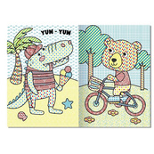 Тетрадь для рисования водой "Magic water" Животные НТ-09-08 с водным маркером. Изображение №2