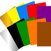 Набор двусторонней цветной бумаги "Глянцевый" PREMIUM АП-1219, 10 цветов. Изображение №2