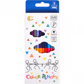 Детские двухсторонние карандаши для рисования  White gold "C" 24-48, 48 цветов. Изображение №3