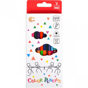 Детские двухсторонние карандаши для рисования  White gold "C" 24-48, 48 цветов. Изображение №4