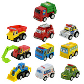 Ігровий набір машинок Mini Cartoon Car 5857 у наборі 10 шт. Зображення №3