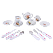 Детский набор посуды Tea set 868-E6-3 фарфор, 17 предметов. Изображение №2