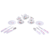 Дитячий набір посуду Tea set 868-E6-2 порцеляна, 17 предметів. Зображення №2 Дитячий набір посуду Tea set 868-E6-2 порцеляна, 17 предметів. Зображення №2