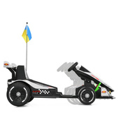 Детский электромобиль Электрокарт Kart M 6322EBLR-1 до 50 кг. Изображение №3