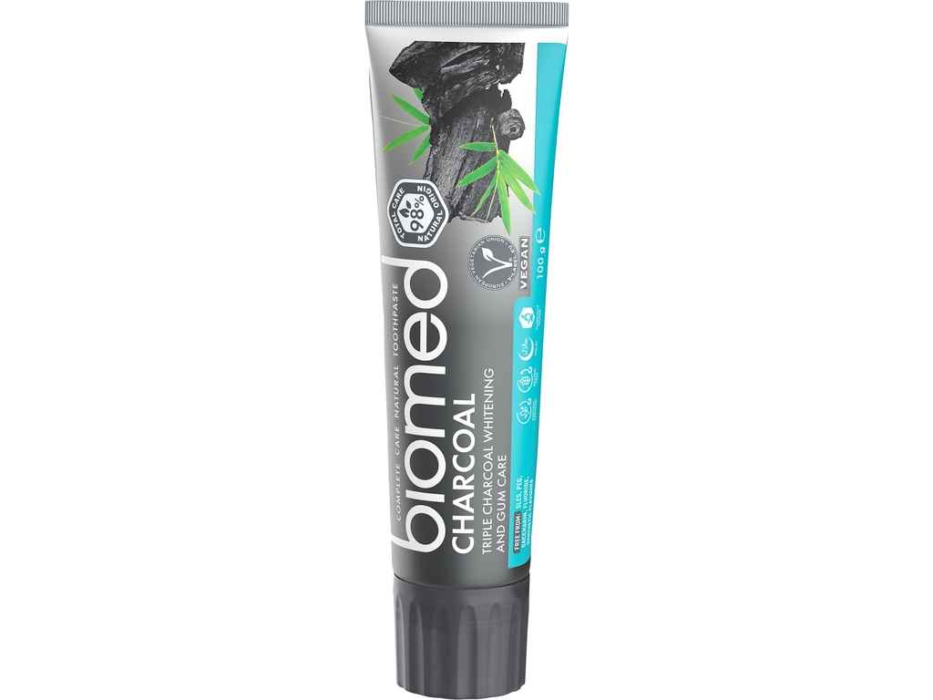 Зубна паста 100г CHARCOAL (для відбілювання ) ТМ BIOMED Зубна паста 100г CHARCOAL (для відбілювання ) ТМ BIOMED