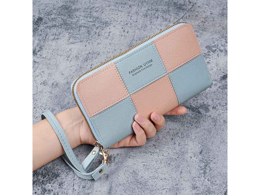 Гаманець жіночий 20*11*2,5см мікс екошкіра 653-5 ТМ КИТАЙ Гаманець жіночий 20*11*2,5см мікс екошкіра 653-5 ТМ КИТАЙ