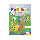 Магнитный набор для творчества с фольгой "Домашние любимцы" 200298, 4 магнита. Изображение №2