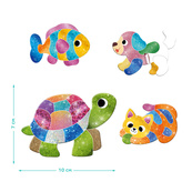 Магнитный набор для творчества с фольгой "Домашние любимцы" 200298, 4 магнита. Изображение №3