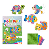 Магнитный набор для творчества с фольгой "Домашние любимцы" 200298, 4 магнита. Изображение №6